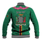Personalized One Zambia One Nation Baseball Jacket Happy Independence Day