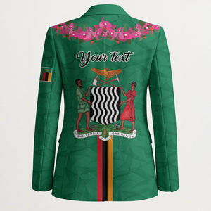 Personalized One Zambia One Nation Blazer Happy Independence Day