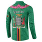 Personalized One Zambia One Nation Button Sweatshirt Happy Independence Day