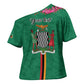 Personalized One Zambia One Nation Cross Shoulder Shirt Happy Independence Day