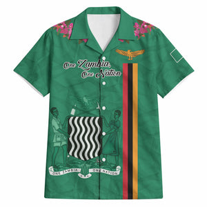 Personalized One Zambia One Nation Hawaiian Shirt Happy Independence Day