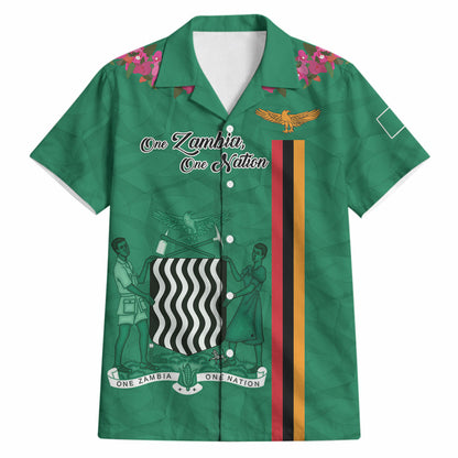 Personalized One Zambia One Nation Hawaiian Shirt Happy Independence Day
