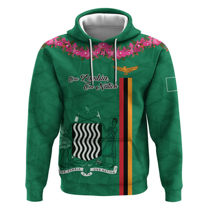Personalized One Zambia One Nation Hoodie Happy Independence Day