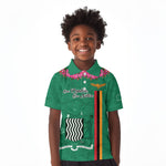 Personalized One Zambia One Nation Kid Polo Shirt Happy Independence Day