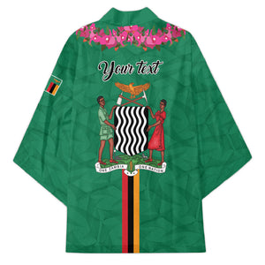 Personalized One Zambia One Nation Kimono Happy Independence Day