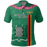 Personalized One Zambia One Nation Polo Shirt Happy Independence Day
