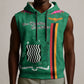 Personalized One Zambia One Nation Sleeveless Hoodie Happy Independence Day