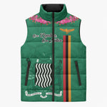 Personalized One Zambia One Nation Sleeveless Puffer Jacket Happy Independence Day