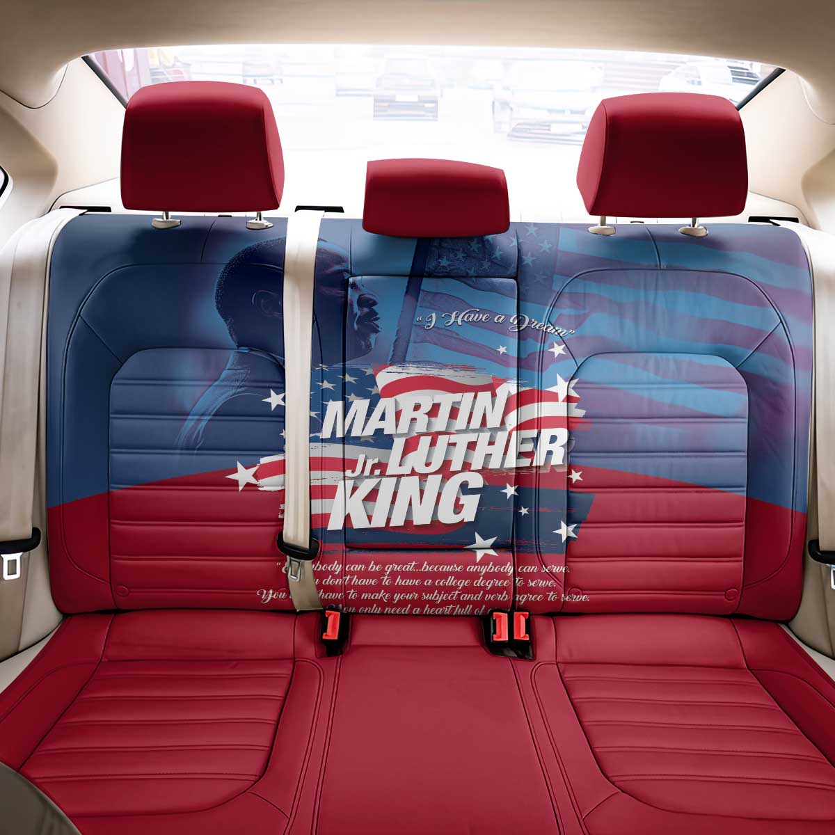 Martin Luther King MLK Back Car Seat Cover I Have A Dream - African Pride