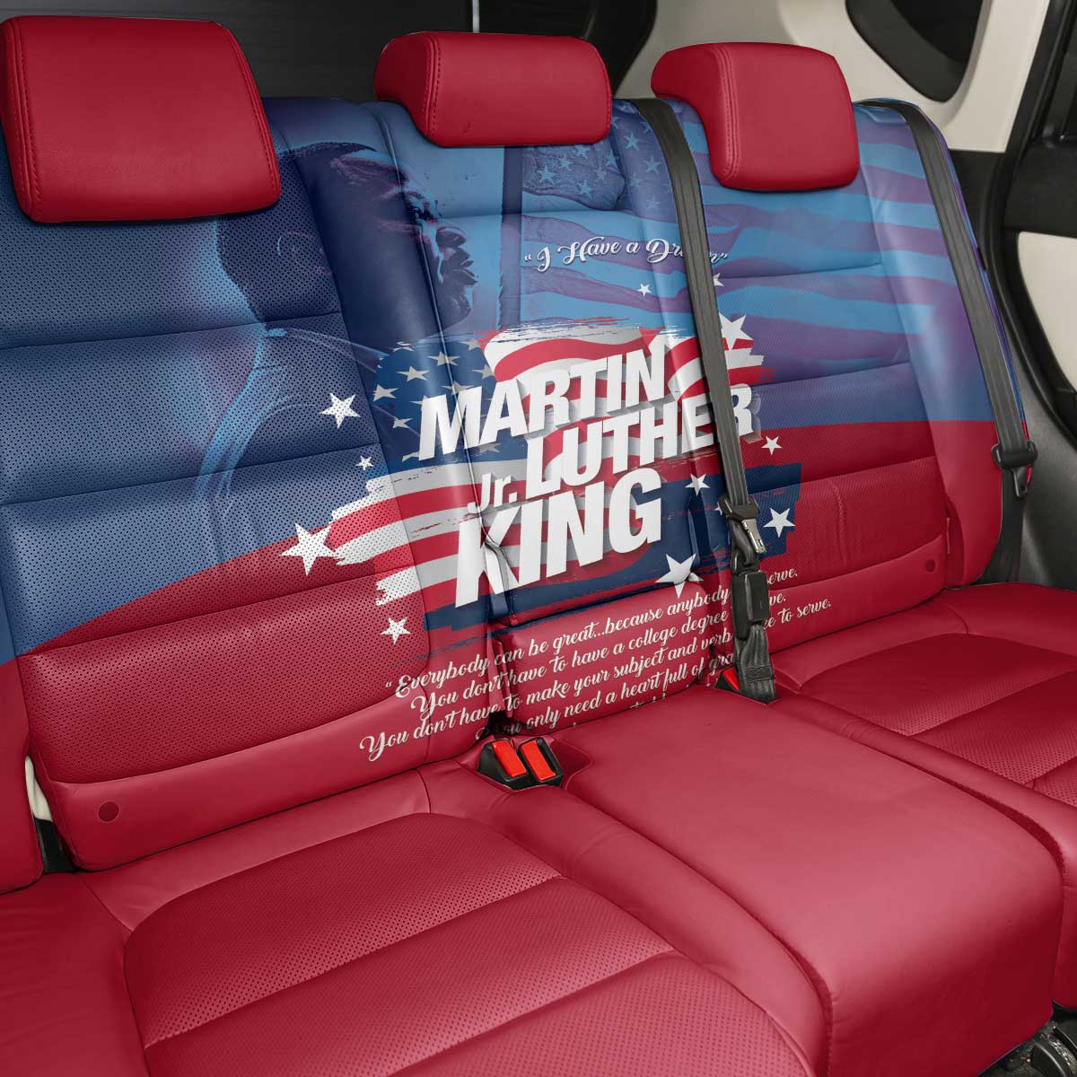Martin Luther King MLK Back Car Seat Cover I Have A Dream - African Pride