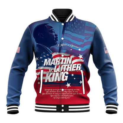 Martin Luther King MLK Baseball Jacket I Have A Dream - African Pride