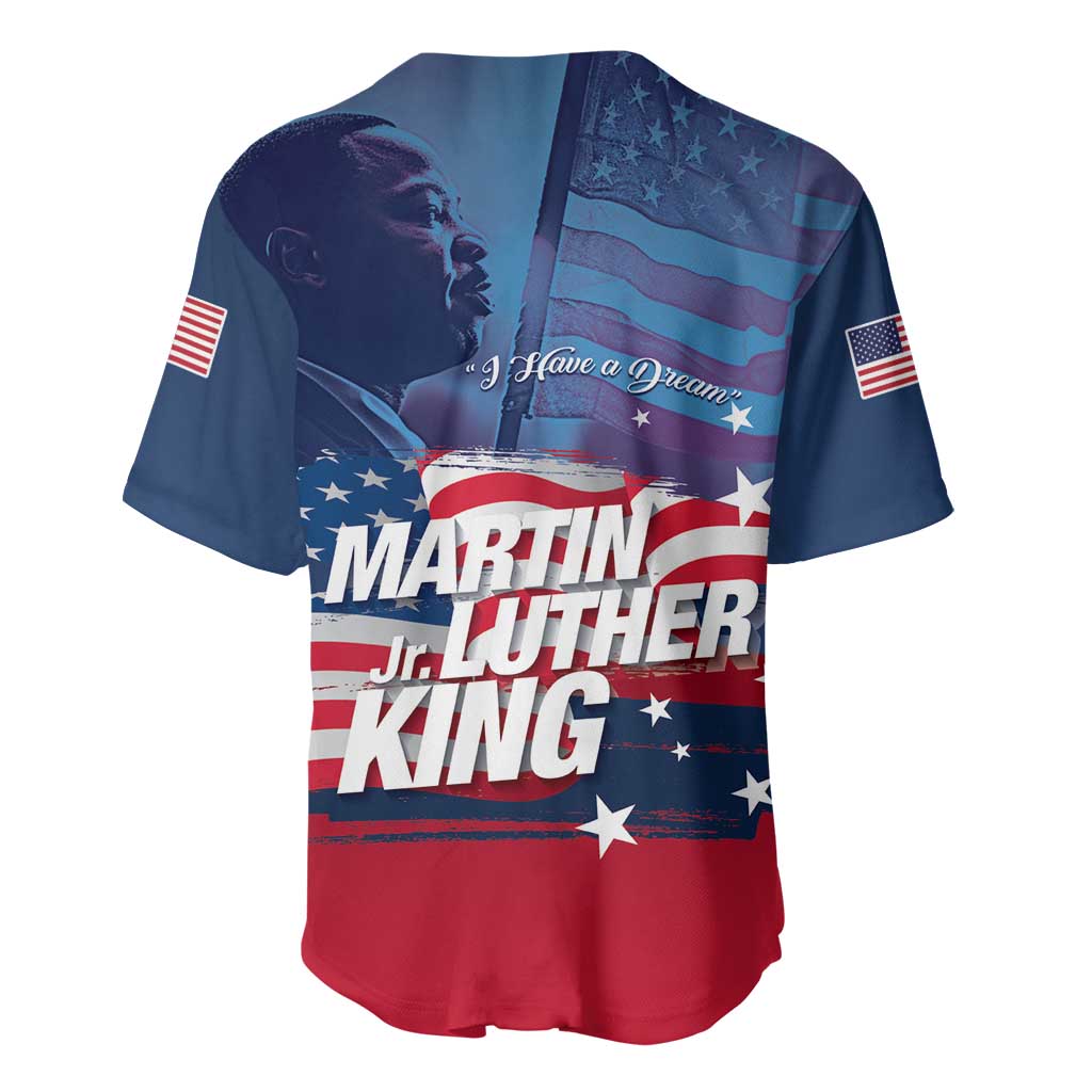 Martin Luther King MLK Baseball Jersey I Have A Dream - African Pride