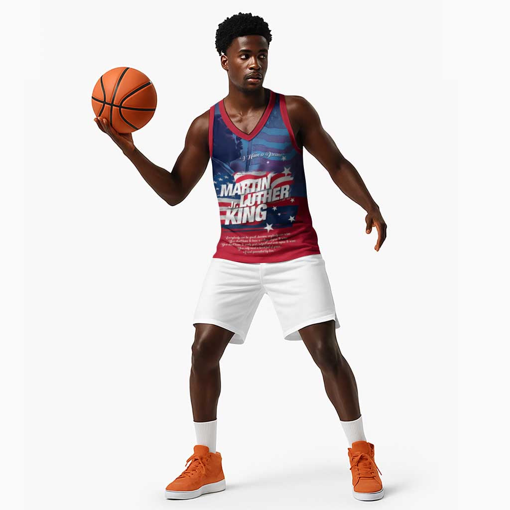 Martin Luther King MLK Basketball Jersey I Have A Dream - African Pride