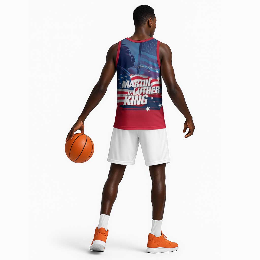 Martin Luther King MLK Basketball Jersey I Have A Dream - African Pride