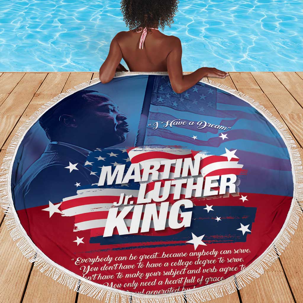 Martin Luther King MLK Beach Blanket I Have A Dream - African Pride