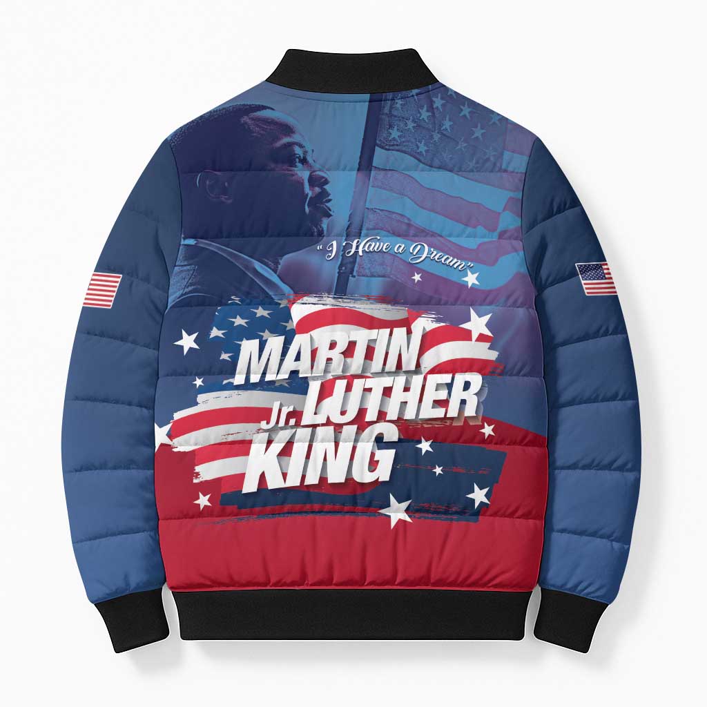 Martin Luther King MLK Bomber Puffer Jacket I Have A Dream - African Pride