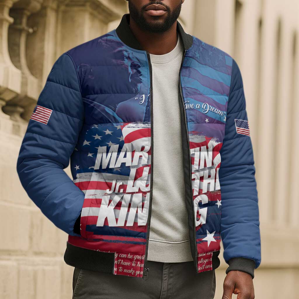 Martin Luther King MLK Bomber Puffer Jacket I Have A Dream - African Pride