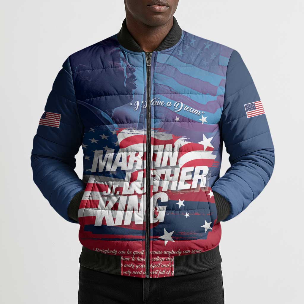 Martin Luther King MLK Bomber Puffer Jacket I Have A Dream - African Pride