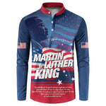 Martin Luther King MLK Button Sweatshirt I Have A Dream