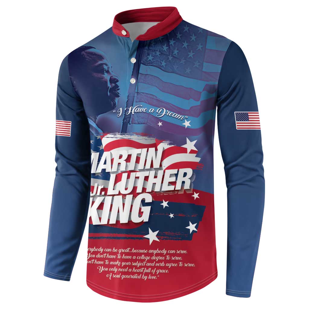 Martin Luther King MLK Button Sweatshirt I Have A Dream