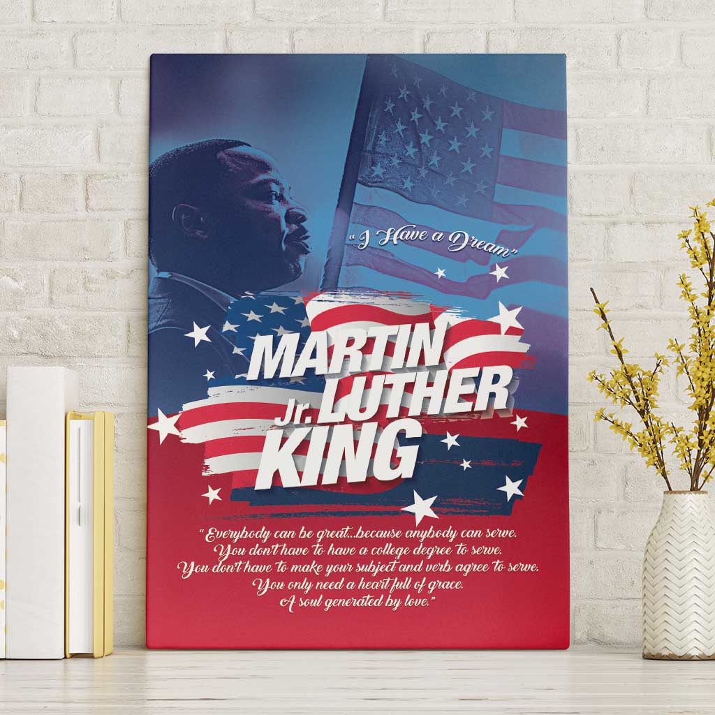 Martin Luther King MLK Canvas Wall Art I Have A Dream - African Pride