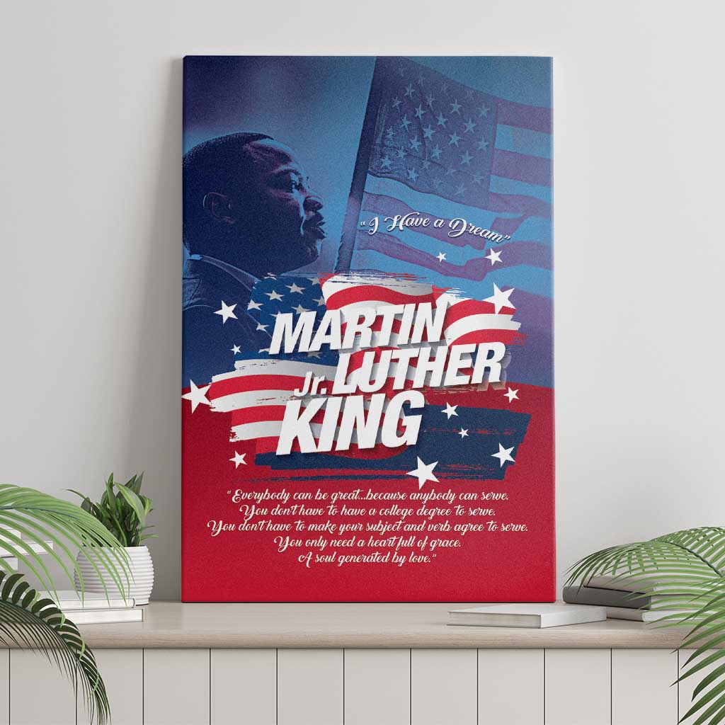 Martin Luther King MLK Canvas Wall Art I Have A Dream - African Pride