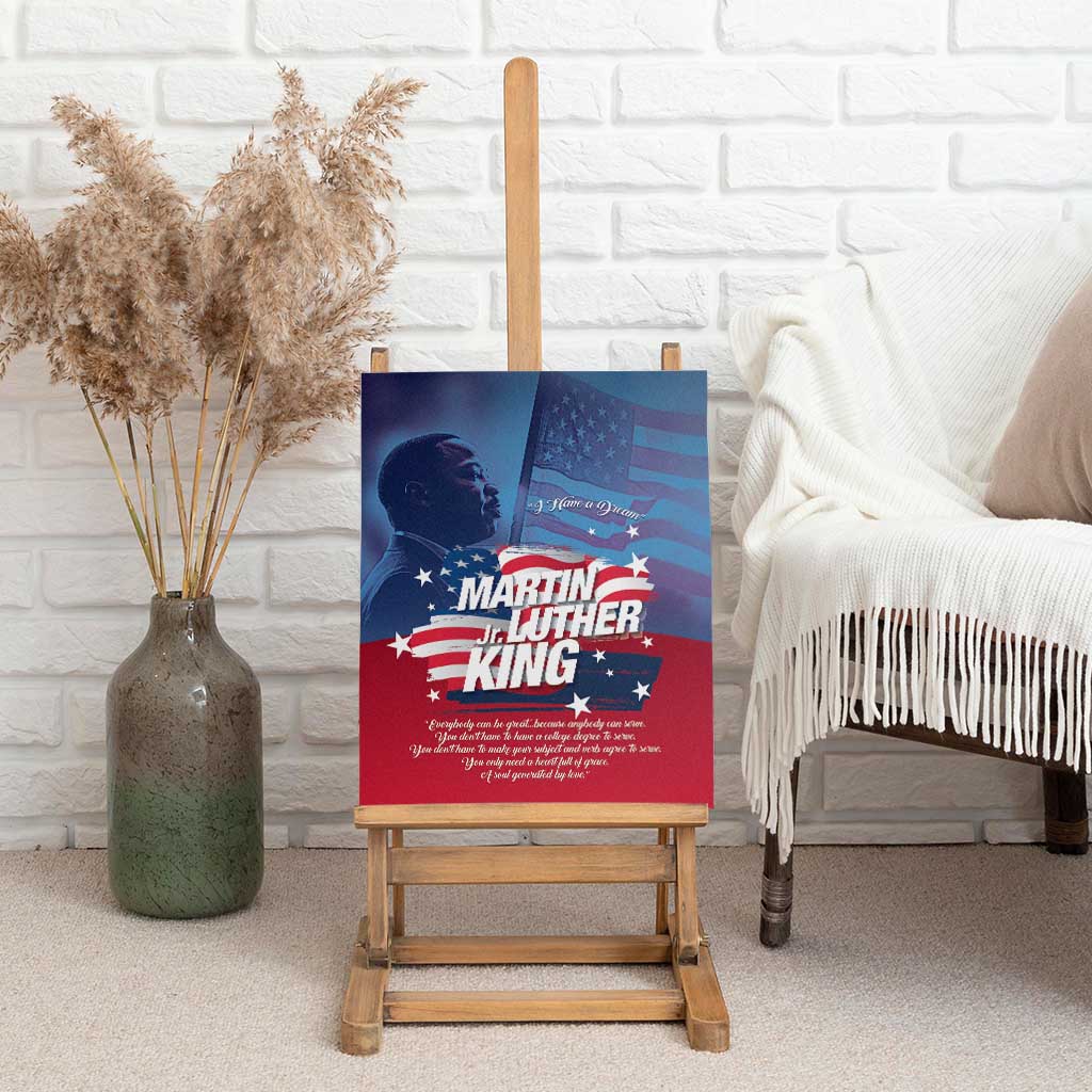 Martin Luther King MLK Canvas Wall Art I Have A Dream - African Pride