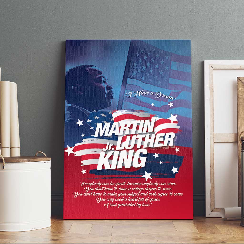 Martin Luther King MLK Canvas Wall Art I Have A Dream - African Pride
