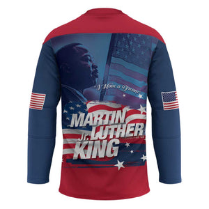 Martin Luther King MLK Hockey Jersey I Have A Dream - African Pride