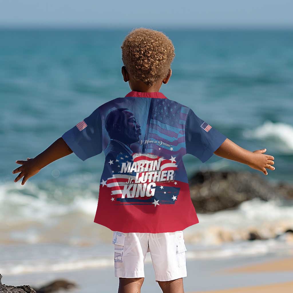 Martin Luther King MLK Kid Hawaiian Shirt I Have A Dream - African Pride