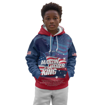 Martin Luther King MLK Kid Hoodie I Have A Dream - African Pride