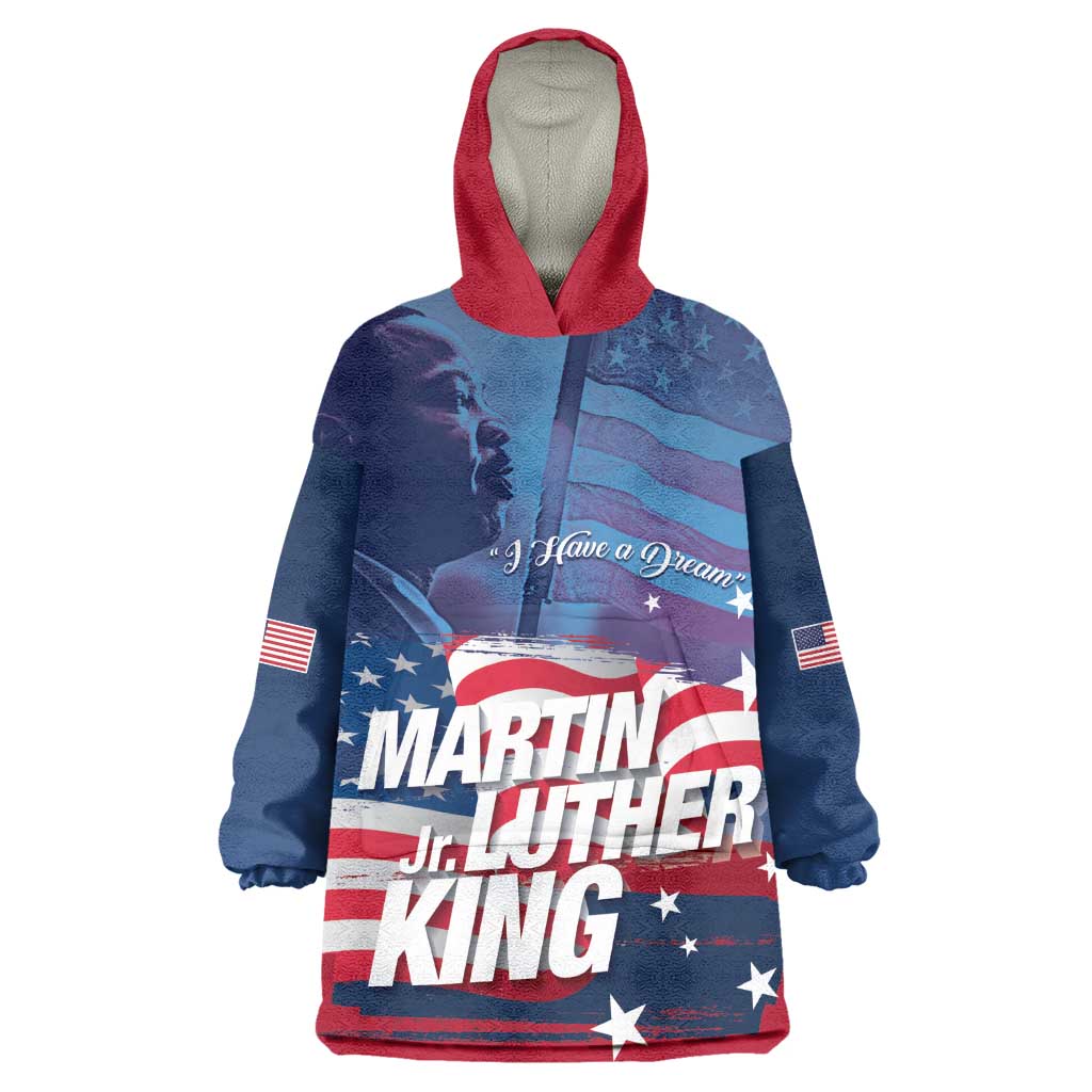 Martin Luther King MLK Kid Wearable Blanket Hoodie I Have A Dream - African Pride