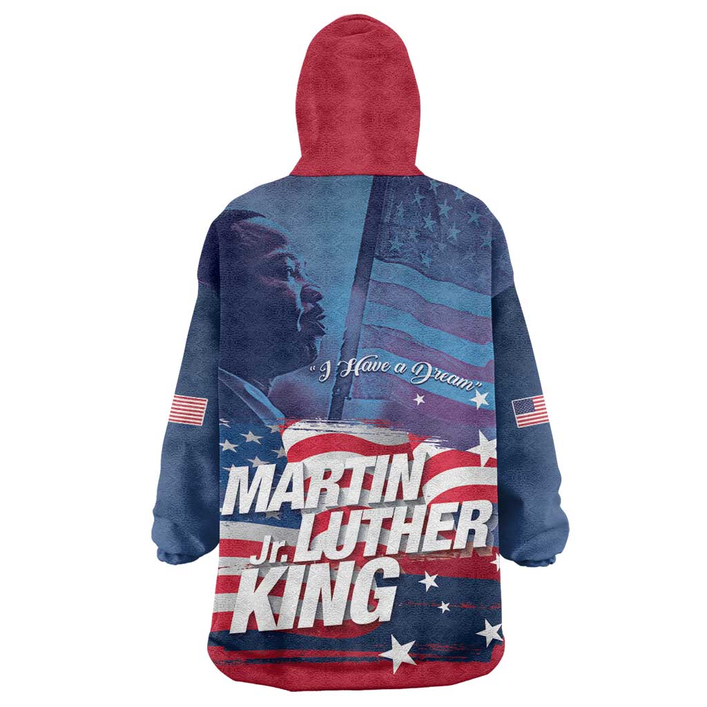 Martin Luther King MLK Kid Wearable Blanket Hoodie I Have A Dream - African Pride