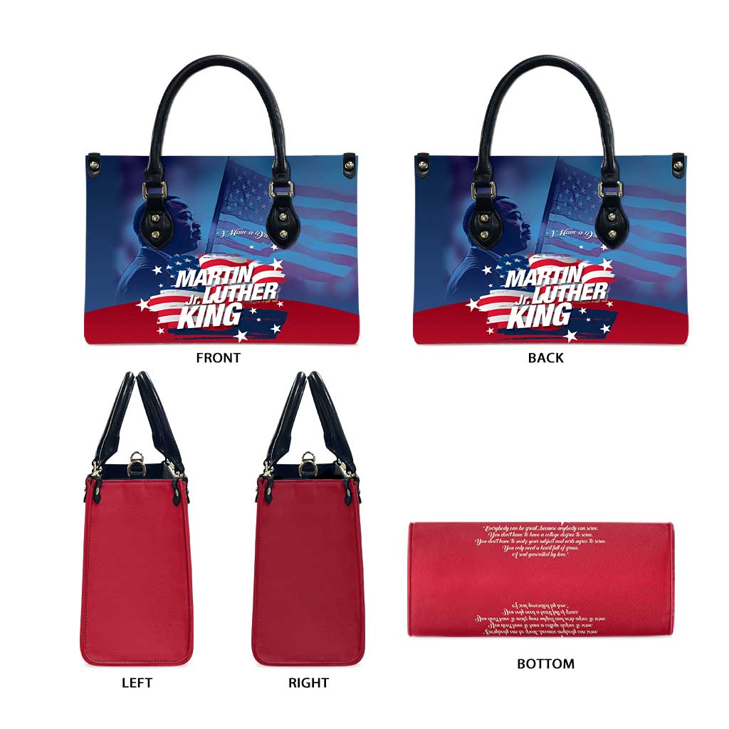 Martin Luther King MLK Leather Bag I Have A Dream - African Pride