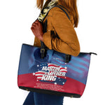 Martin Luther King MLK Leather Tote Bag I Have A Dream - African Pride