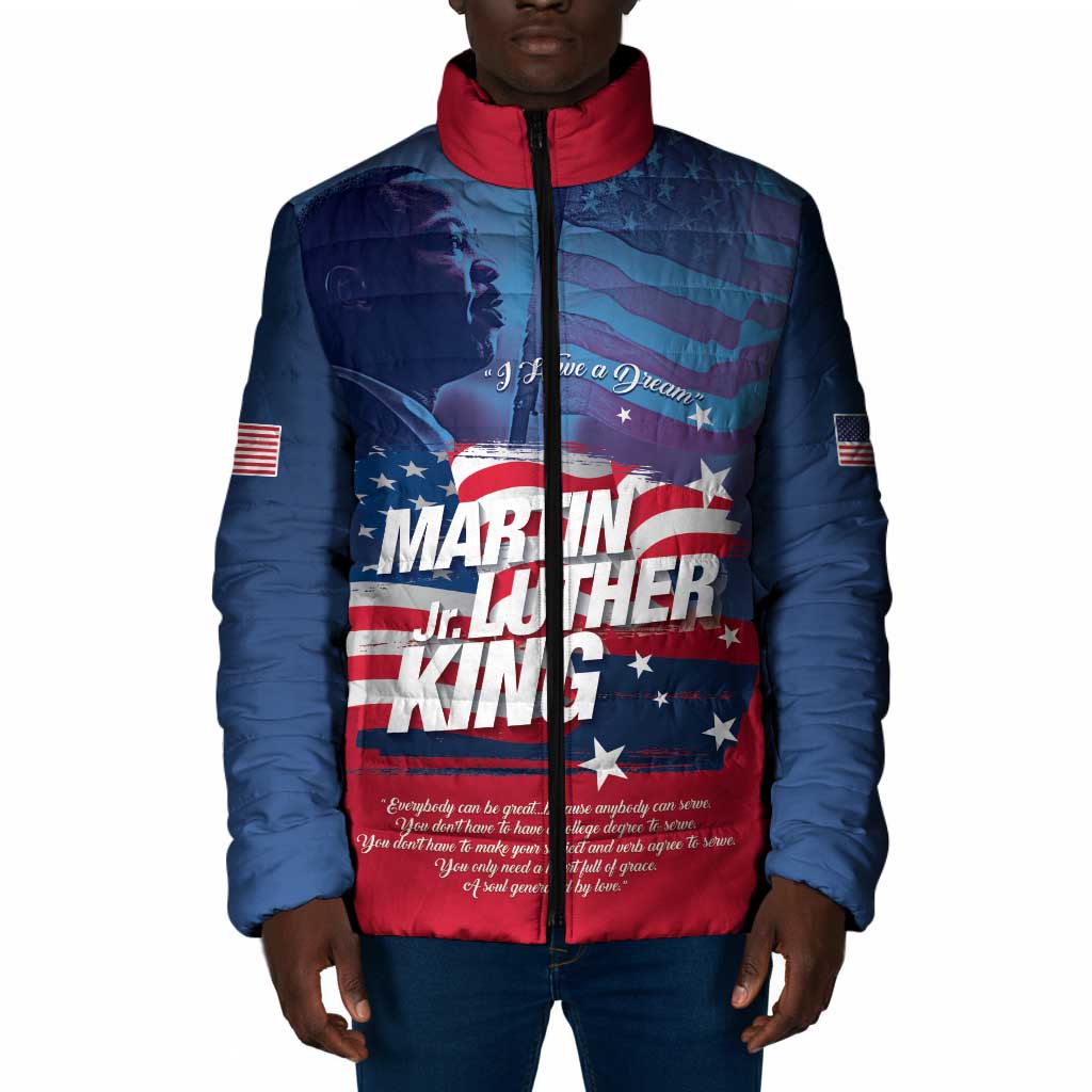 Martin Luther King MLK Padded Jacket I Have A Dream - African Pride