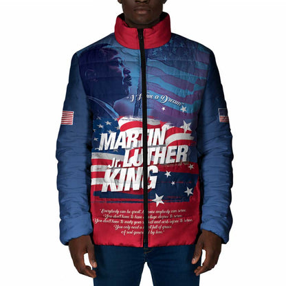 Martin Luther King MLK Padded Jacket I Have A Dream - African Pride