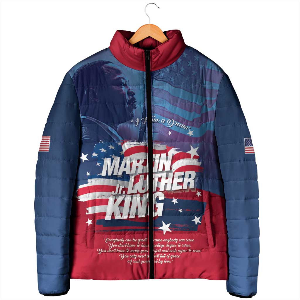 Martin Luther King MLK Padded Jacket I Have A Dream - African Pride