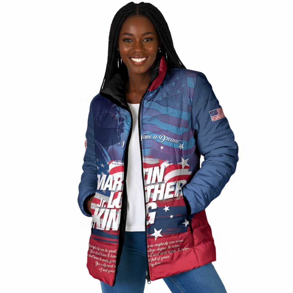 Martin Luther King MLK Padded Jacket I Have A Dream - African Pride
