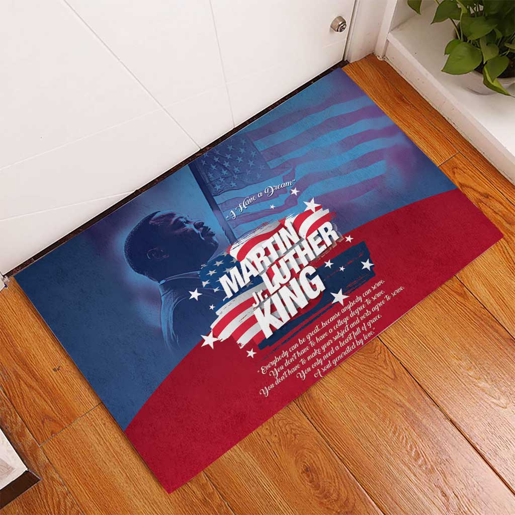 Martin Luther King MLK Rubber Doormat I Have A Dream - African Pride