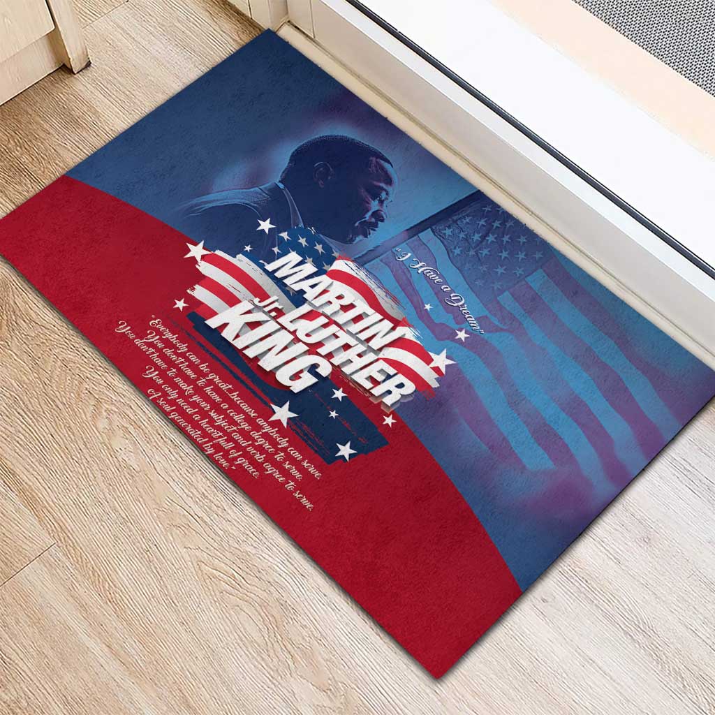 Martin Luther King MLK Rubber Doormat I Have A Dream - African Pride
