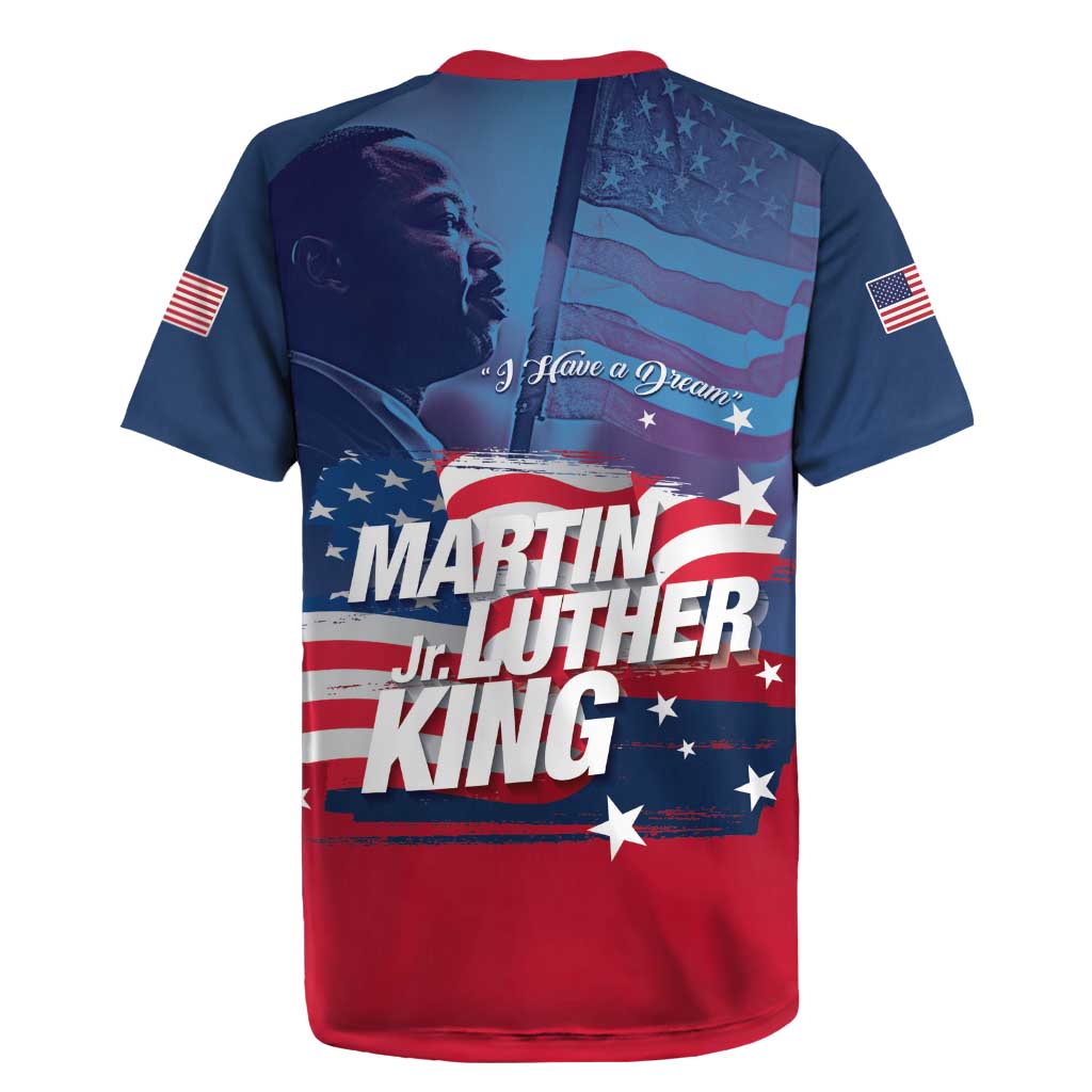 Martin Luther King MLK Rugby Jersey I Have A Dream - African Pride