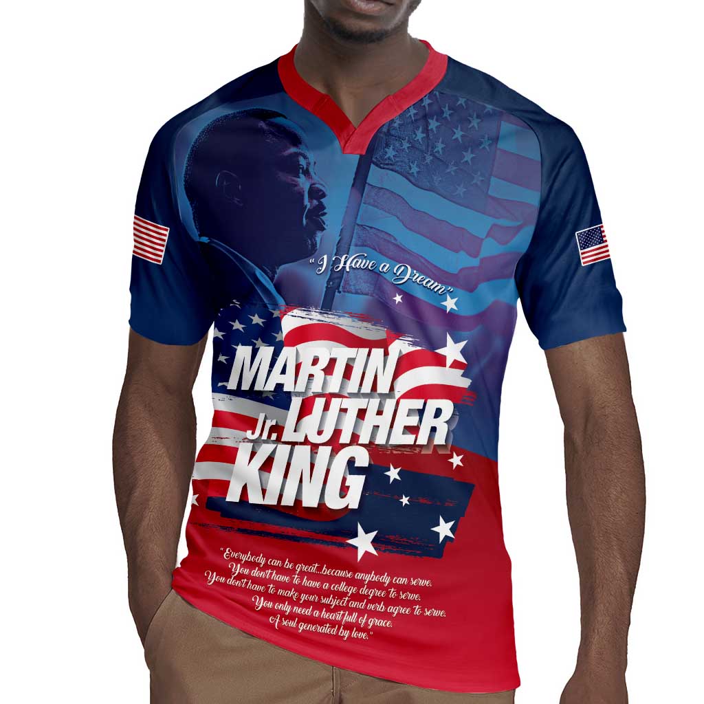 Martin Luther King MLK Rugby Jersey I Have A Dream - African Pride