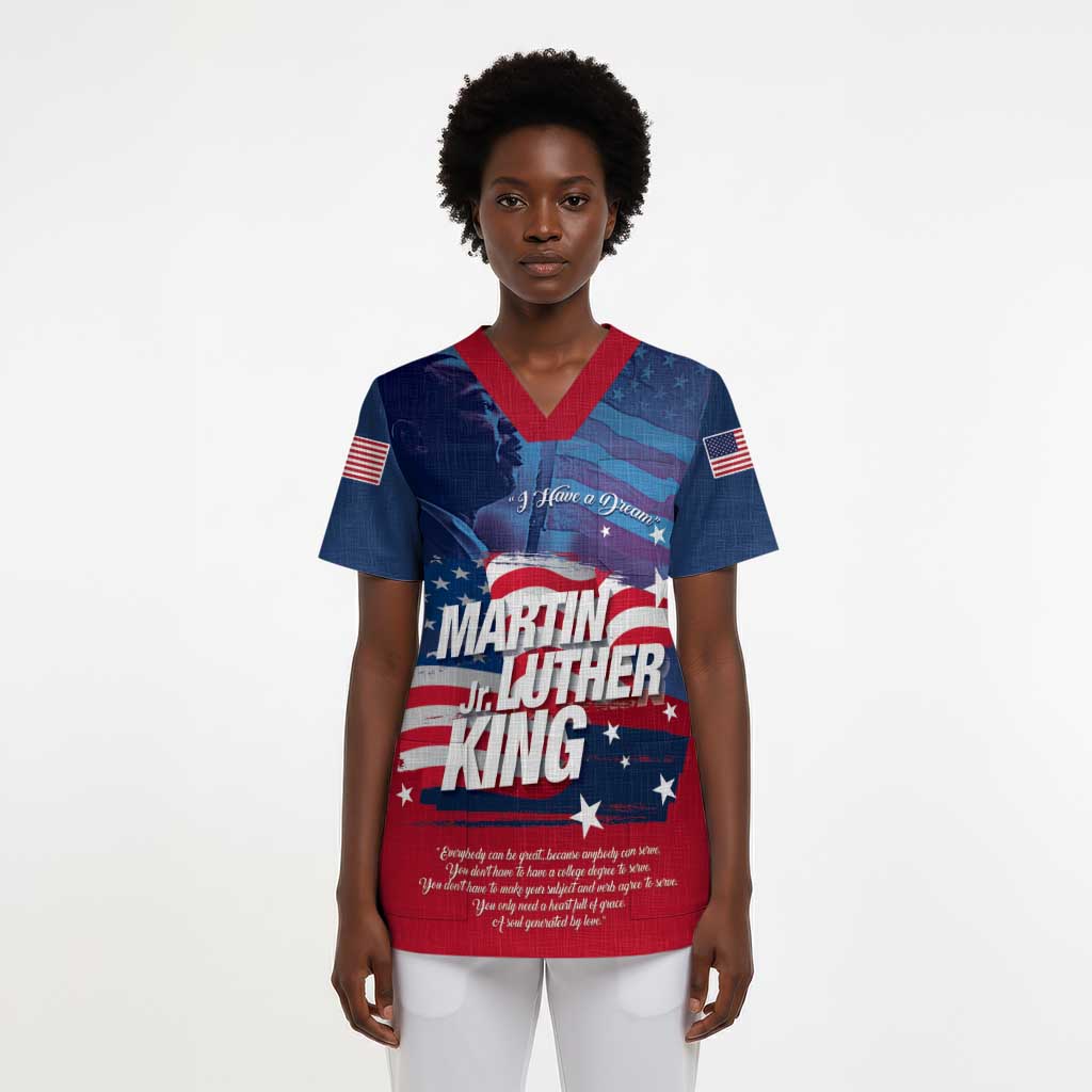 Martin Luther King MLK Scrub Top I Have A Dream - African Pride