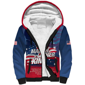 Martin Luther King MLK Sherpa Hoodie I Have A Dream - African Pride