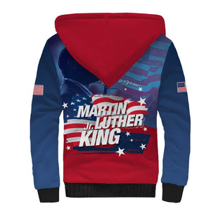 Martin Luther King MLK Sherpa Hoodie I Have A Dream - African Pride
