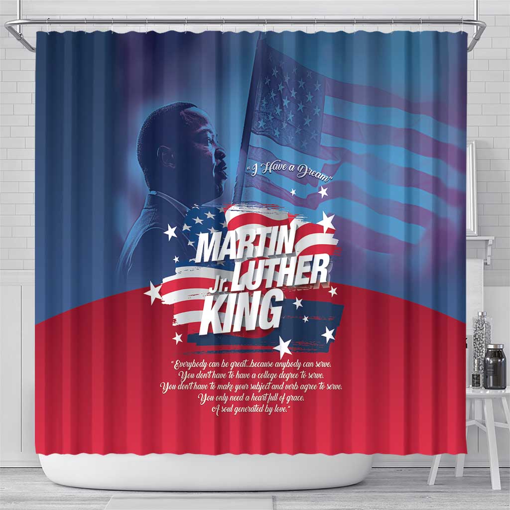 Martin Luther King MLK Shower Curtain I Have A Dream - African Pride