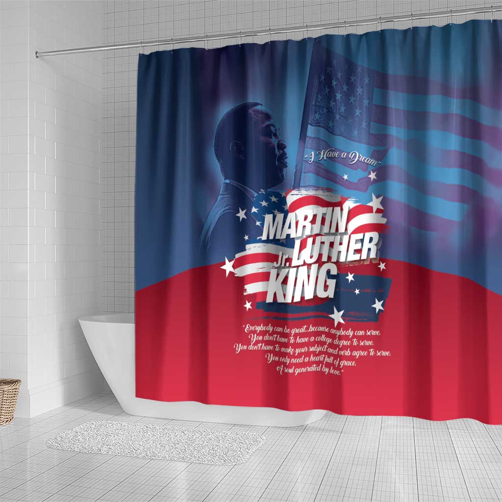 Martin Luther King MLK Shower Curtain I Have A Dream - African Pride