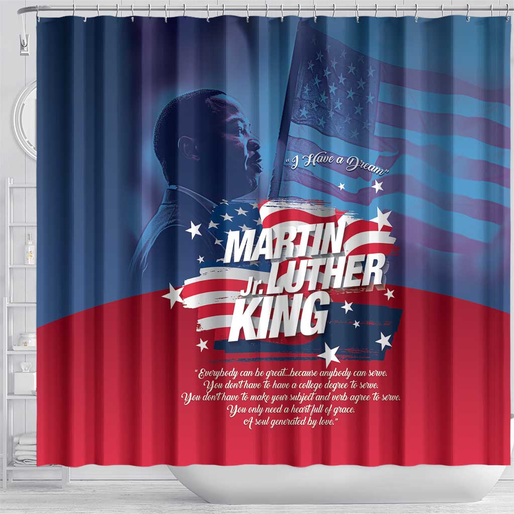 Martin Luther King MLK Shower Curtain I Have A Dream - African Pride