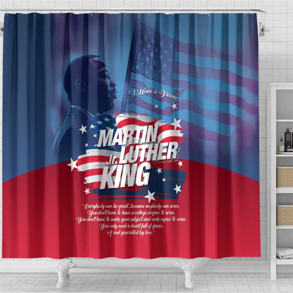 Martin Luther King MLK Shower Curtain I Have A Dream - African Pride